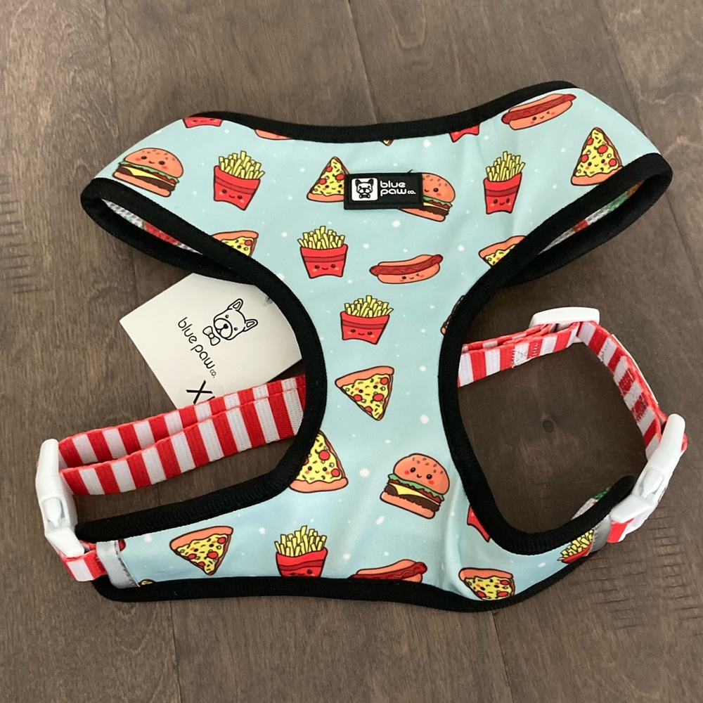 Brand New Blue Paw “Cheat Day” Pet Harness